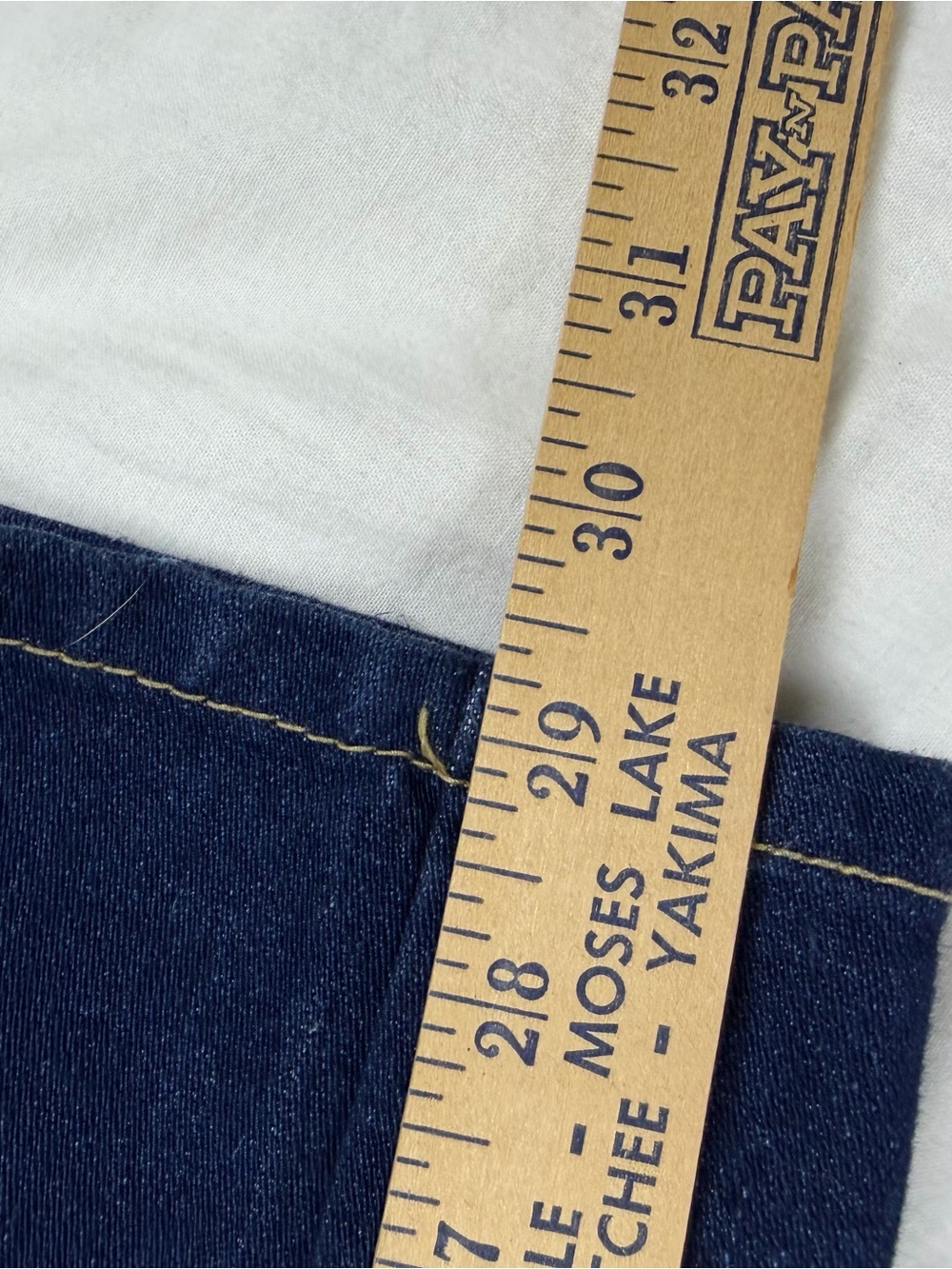 Vintage Y2K Braxton Western Stitch Jeans High Rise Dark Wash Size 16 - Picture 7 of 8